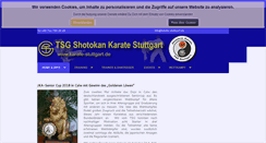 Desktop Screenshot of karate-stuttgart.de