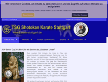 Tablet Screenshot of karate-stuttgart.de